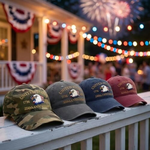 Adjustable USA 250th Anniversary Baseball Cap