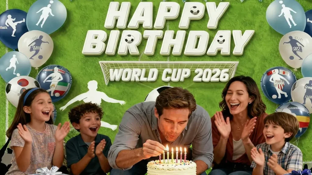 2026 World Cup Soccer Birthday Party Decorations Set