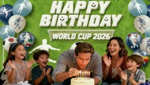 2026 World Cup Soccer Birthday Party Decorations Set