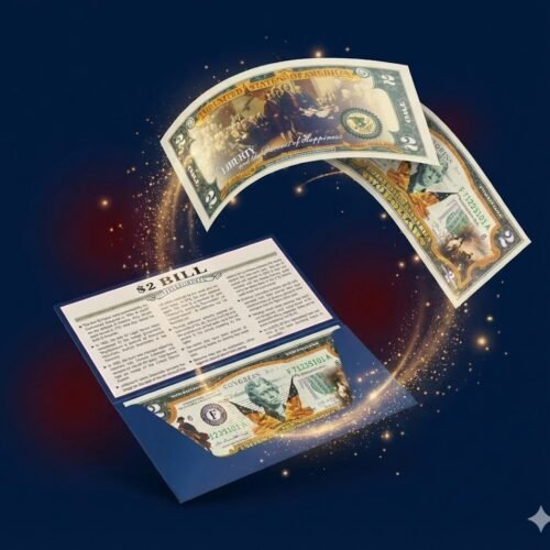 Historic USA 250th Anniversary Collectible $2 Bill