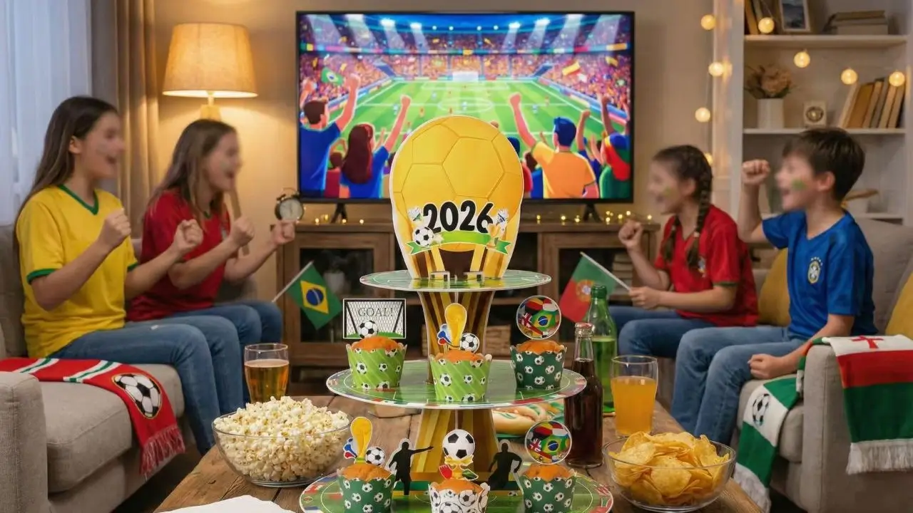 soccer ball cupcake toppers