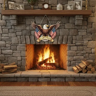 America Eagle Door Sign