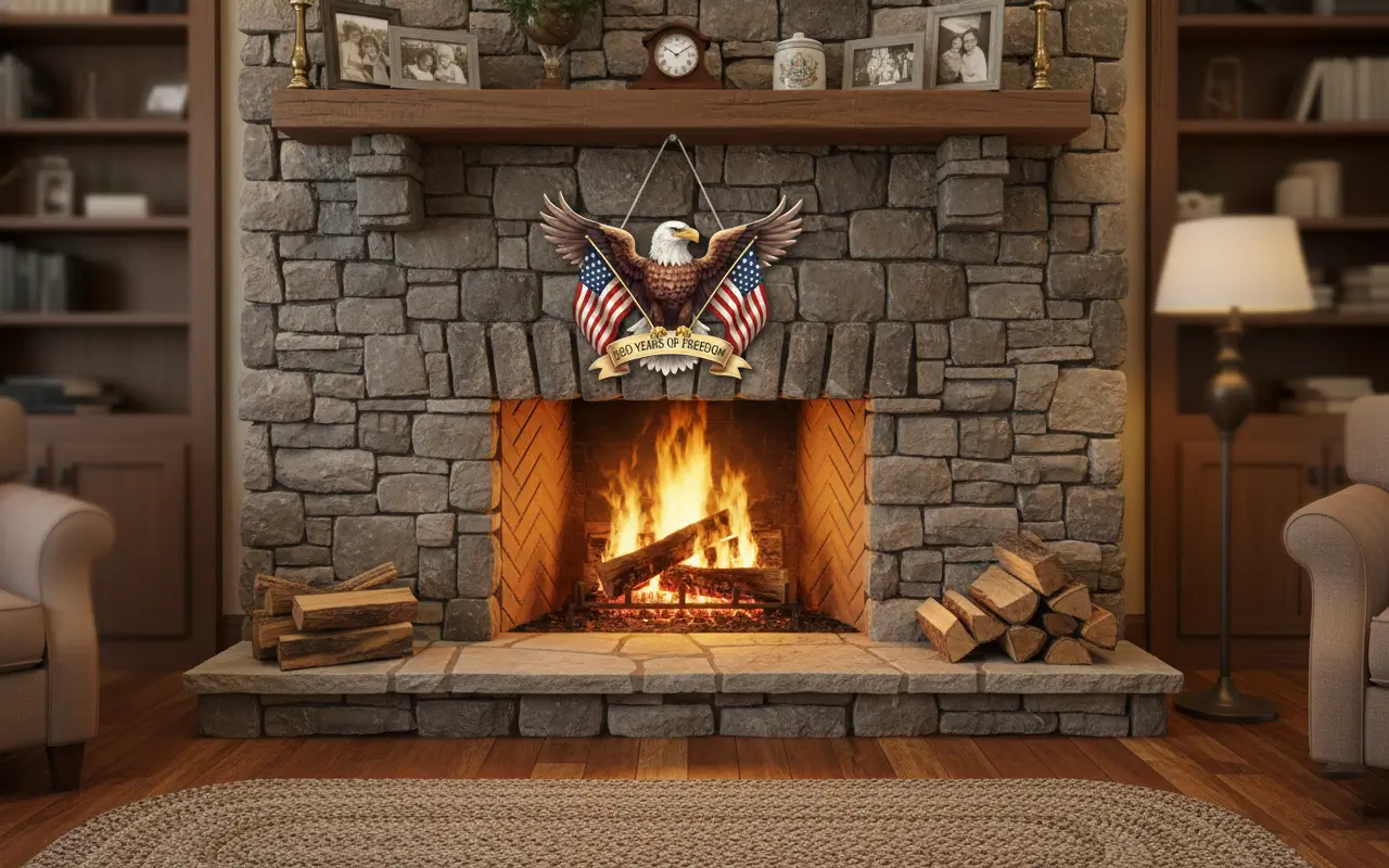 America Eagle Door Sign