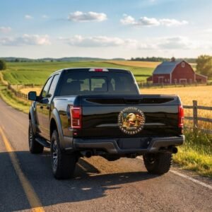 Historic USA 250th Anniversary Eagle Car Window Decal