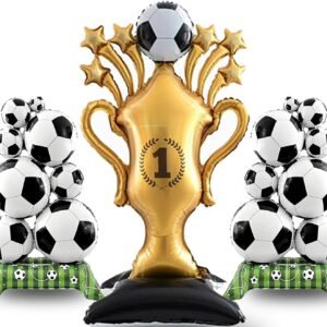 2026 World Cup 3PCS Large Soccer Trophy Foil Balloons
