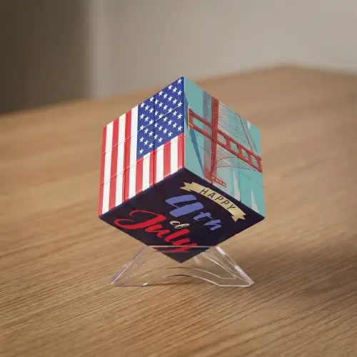 USA 250th Anniversary Cube Puzzle