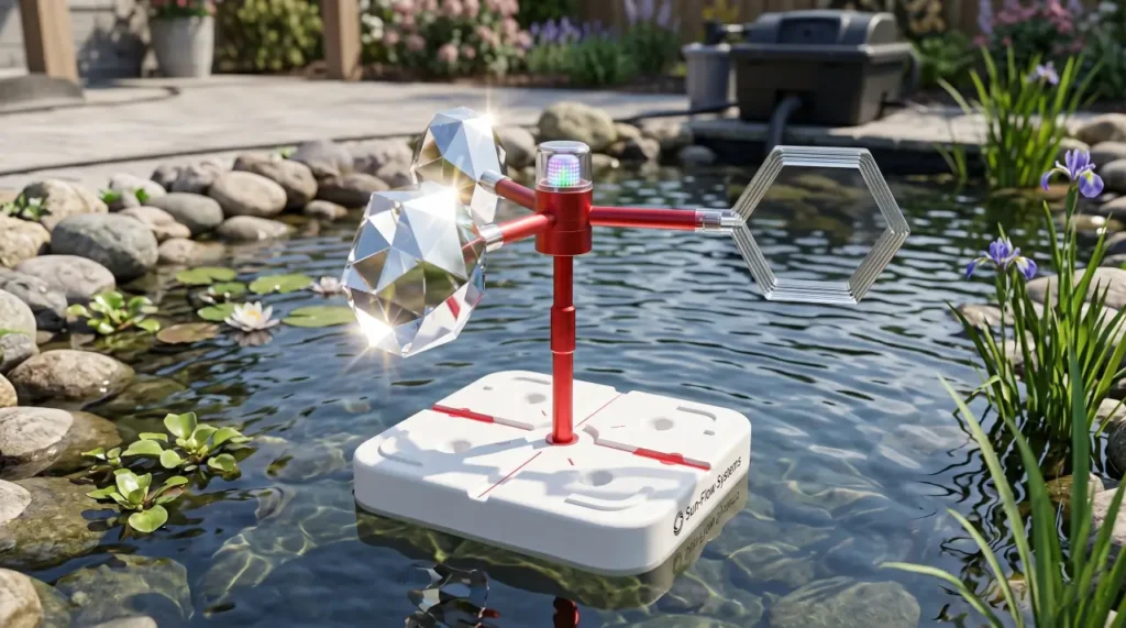 best bird deterrent for pool floating windmill in backyard swimming pool