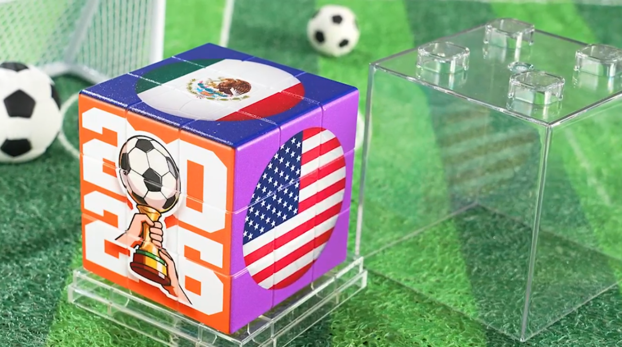 World Soccer Cup Themed 3x3 Cube Puzzle