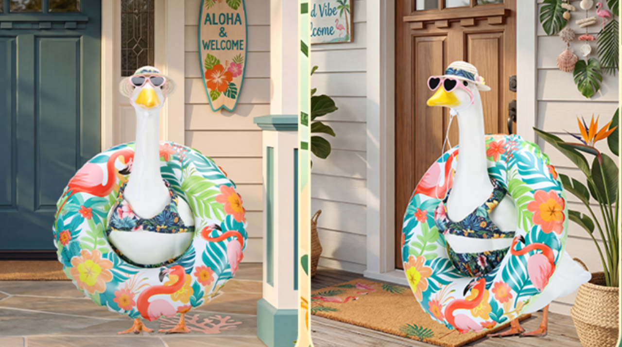 Swimming porch goose outfits