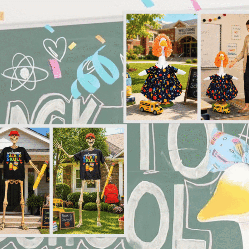 Back-to-school decoration