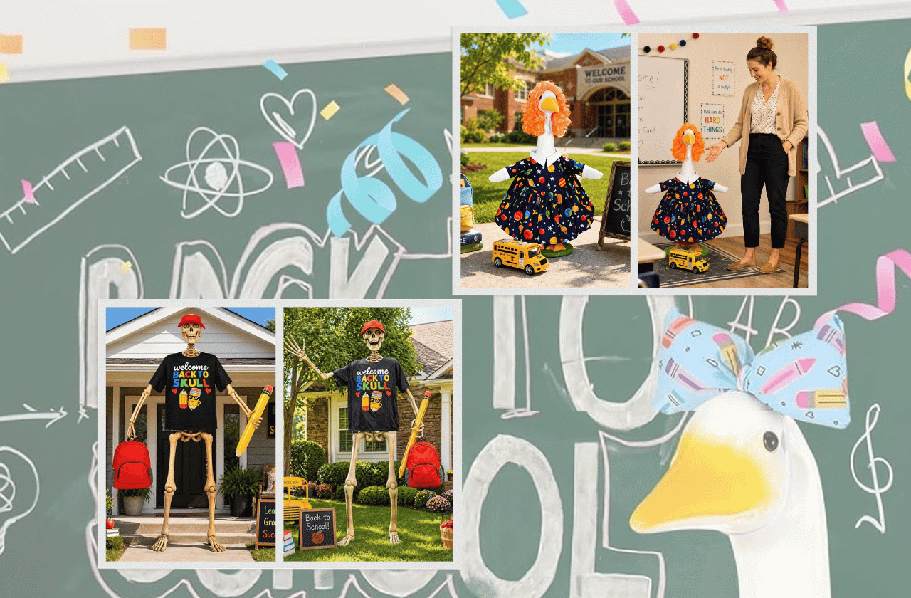 Back-to-school decoration